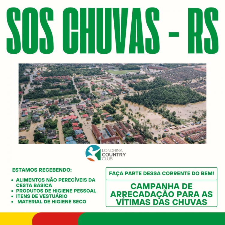 SOS chuvas ajuda enchente campanha doação instagram post